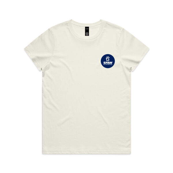 Island design on back/Save a life - AS Colour Womens Maple Tee Thumbnail