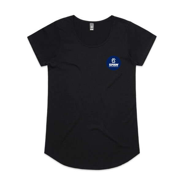 Island design on back/Save a life - AS Colour Womens Mali Tee Thumbnail